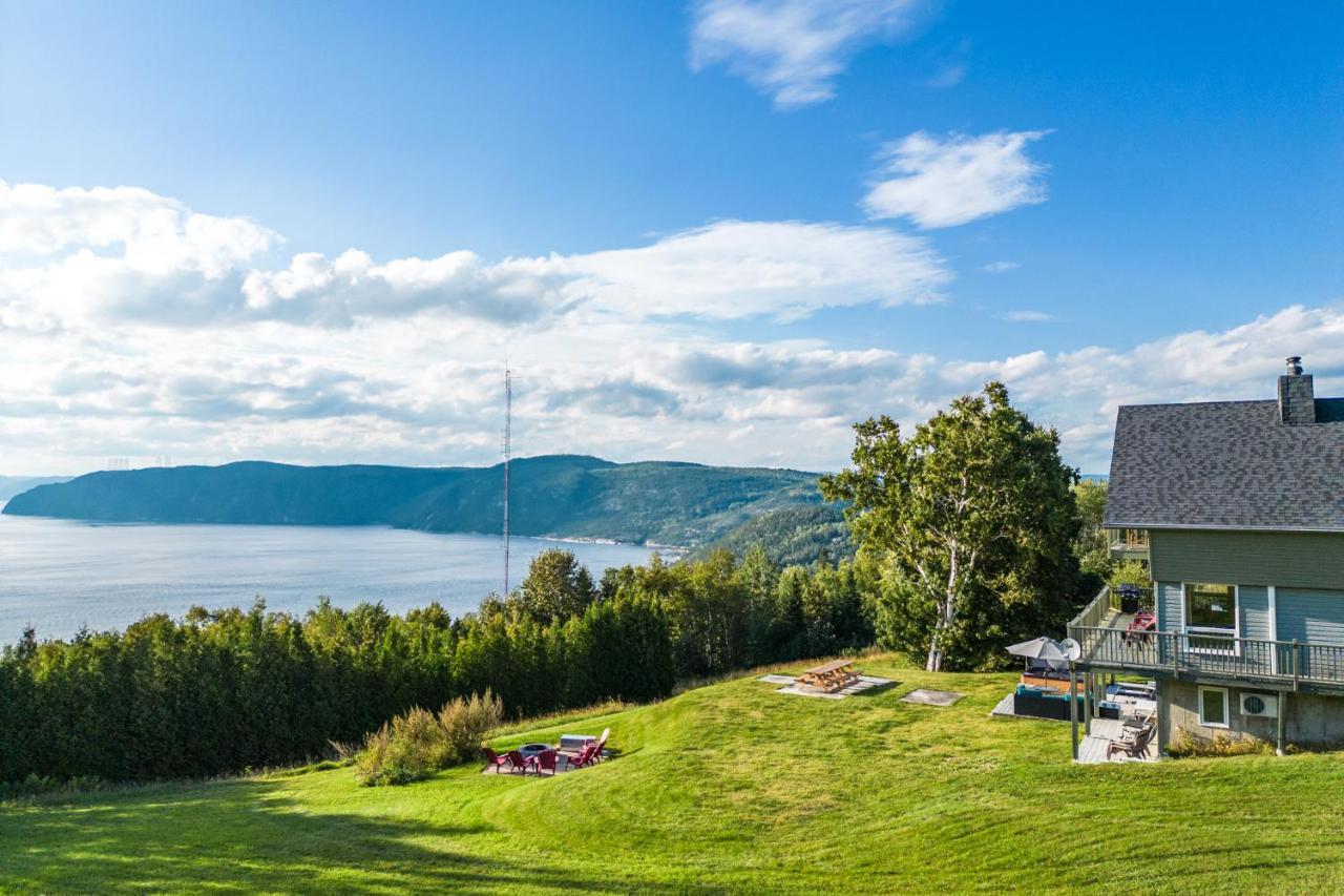 Montfjord - Chalets, Vue Spectaculaire Et Spa. Chantafjord #4 Sacre-Coeur ภายนอก รูปภาพ
