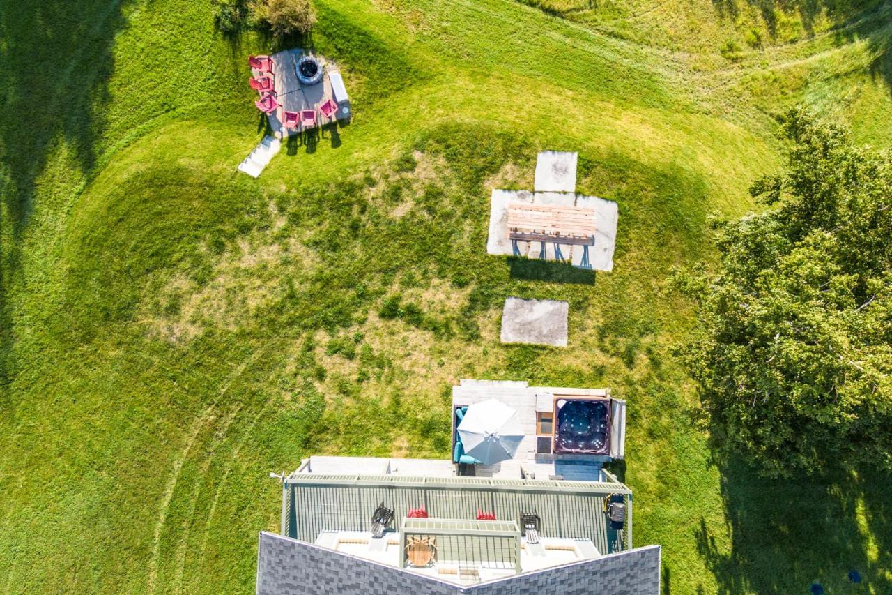 Montfjord - Chalets, Vue Spectaculaire Et Spa. Chantafjord #4 Sacre-Coeur ภายนอก รูปภาพ