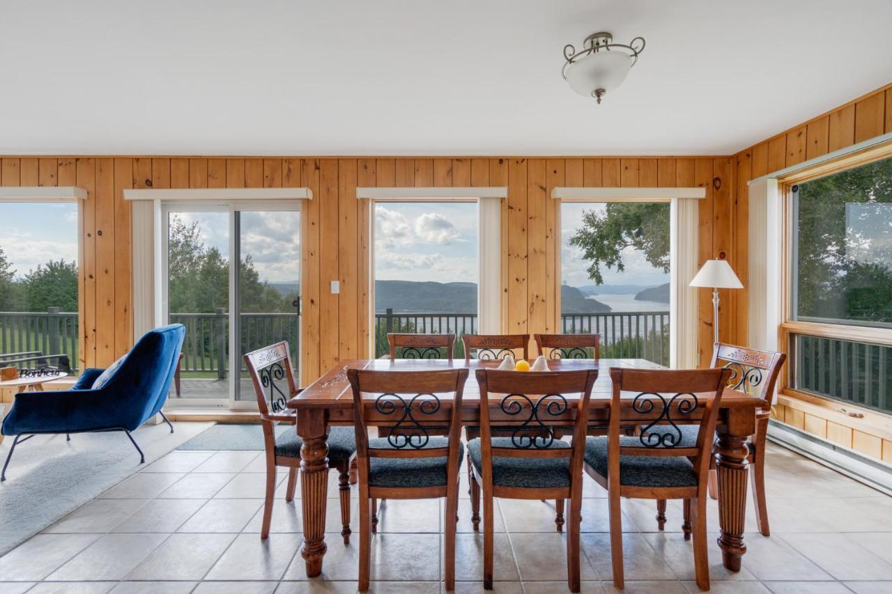 Montfjord - Chalets, Vue Spectaculaire Et Spa. Chantafjord #4 Sacre-Coeur ภายนอก รูปภาพ